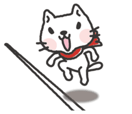 -2-omoshiro cat & omokuro cat sticker #1773919
