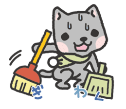-2-omoshiro cat & omokuro cat sticker #1773929