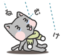 -2-omoshiro cat & omokuro cat sticker #1773931