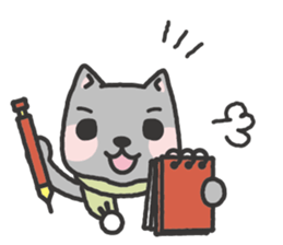 -2-omoshiro cat & omokuro cat sticker #1773932