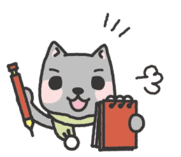 -2-omoshiro cat & omokuro cat sticker #1773932