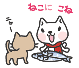 -2-omoshiro cat & omokuro cat sticker #1773936