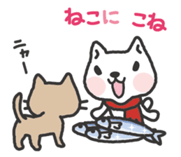 -2-omoshiro cat & omokuro cat sticker #1773936