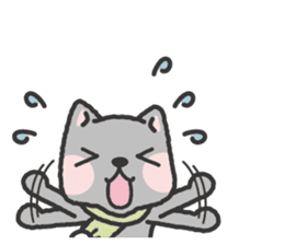 -2-omoshiro cat & omokuro cat sticker #1773944