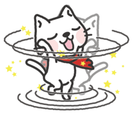 -2-omoshiro cat & omokuro cat sticker #1773947