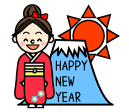 Everyday of colorful women 2 Japanese sticker #1774113