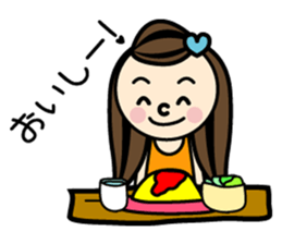 Everyday of colorful women 2 Japanese sticker #1774118