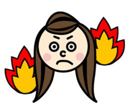 Everyday of colorful women 2 Japanese sticker #1774121