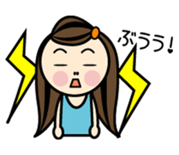 Everyday of colorful women 2 Japanese sticker #1774122