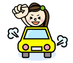 Everyday of colorful women 2 Japanese sticker #1774124