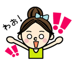 Everyday of colorful women 2 Japanese sticker #1774126