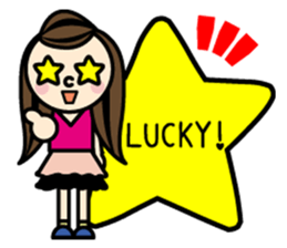 Everyday of colorful women 2 Japanese sticker #1774127