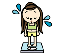 Everyday of colorful women 2 Japanese sticker #1774130