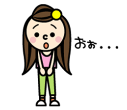 Everyday of colorful women 2 Japanese sticker #1774134