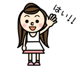 Everyday of colorful women 2 Japanese sticker #1774138