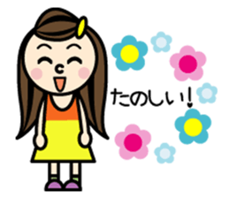 Everyday of colorful women 2 Japanese sticker #1774139