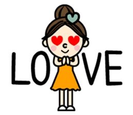 Everyday of colorful women 2 Japanese sticker #1774141