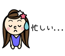 Everyday of colorful women 2 Japanese sticker #1774144