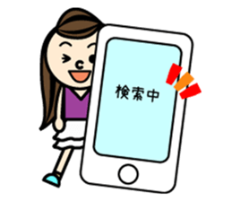 Everyday of colorful women 2 Japanese sticker #1774151