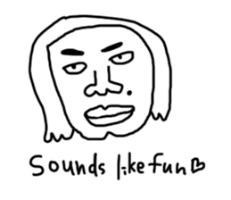 relaxed people sticker #1774467