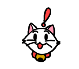 White Kitty Flannel sticker #1774977