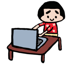 onigiri chan2 sticker #1775158