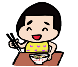onigiri chan2 sticker #1775187
