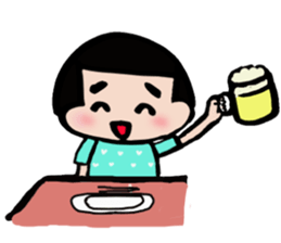 onigiri chan2 sticker #1775188