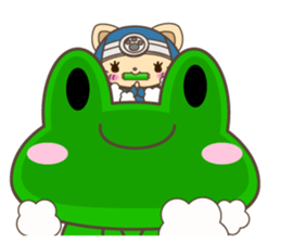 Cat Ninja & bear samurai sticker #1775426