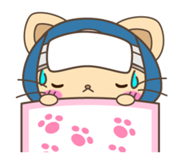 Cat Ninja & bear samurai sticker #1775430