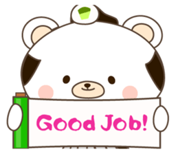 Cat Ninja & bear samurai sticker #1775436