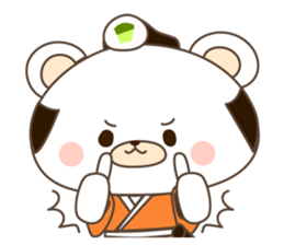 Cat Ninja & bear samurai sticker #1775438