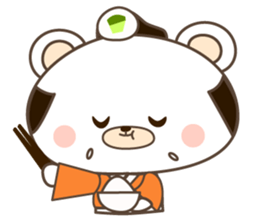 Cat Ninja & bear samurai sticker #1775441