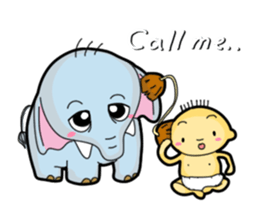 Nappy & Chubby happy life sticker #1775971