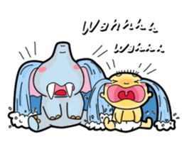 Nappy & Chubby happy life sticker #1775978