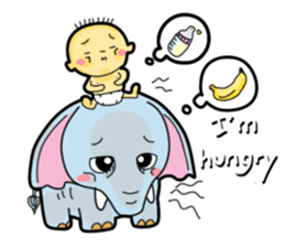 Nappy & Chubby happy life sticker #1775983