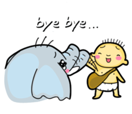 Nappy & Chubby happy life sticker #1775987