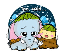 Nappy & Chubby happy life sticker #1775995