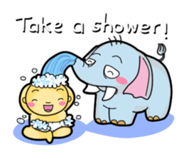 Nappy & Chubby happy life sticker #1776005