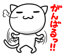 super white kitten sticker #1776574