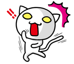 super white kitten sticker #1776583