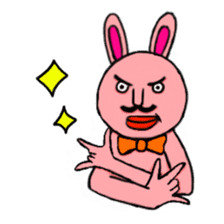 Mr.dandy rabbit sticker #1778126