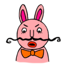 Mr.dandy rabbit sticker #1778128