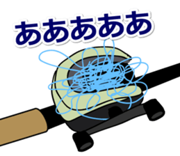 Fishing with everyone. Black bass sticker #1778710