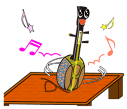 Japanese instruments classic shamin sticker #1778899