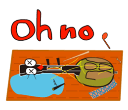 Japanese instruments classic shamin sticker #1778903