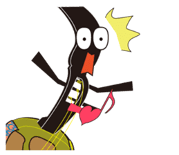 Japanese instruments classic shamin sticker #1778905