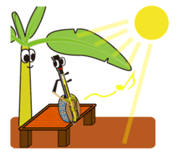 Japanese instruments classic shamin sticker #1778909