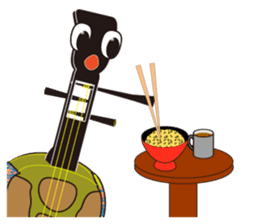 Japanese instruments classic shamin sticker #1778913
