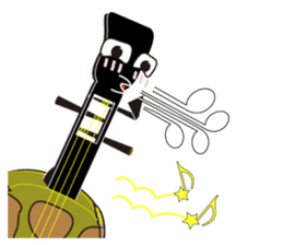 Japanese instruments classic shamin sticker #1778916